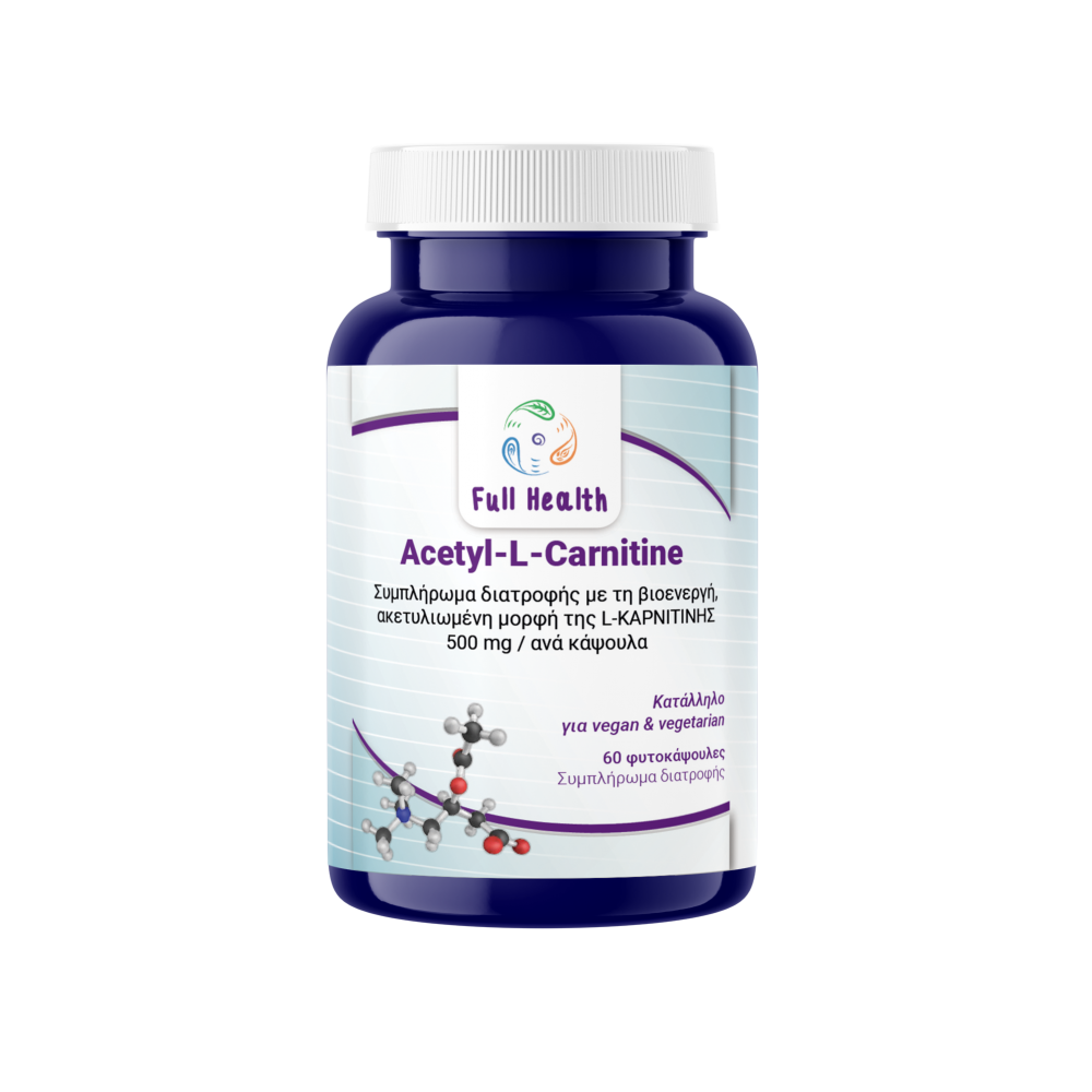 FULL HEALTH ACETYL L CARNITINE 500MG 60 VCAPS 