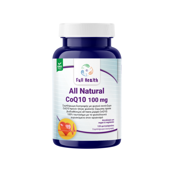 FULL HEALTH ALL NATURAL CoQ10 100 mg 120 Vcaps